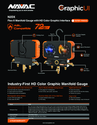 Thumbnail of document Data Sheet - N2DX Flex-X Manifold Gauge